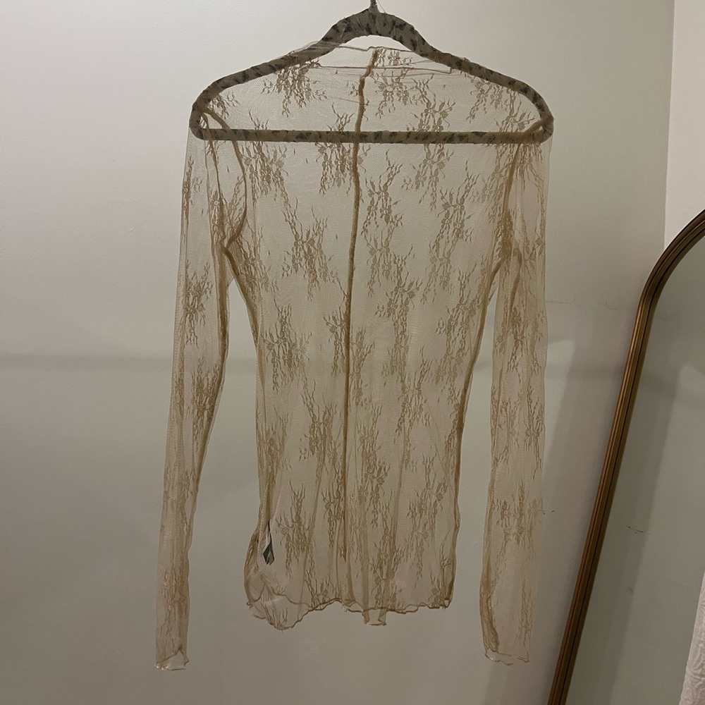Jaded Gypsy Trellis Vines Lace Top